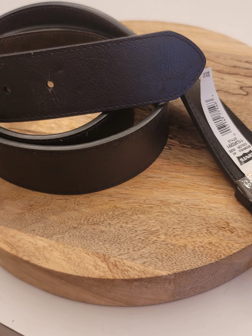 Levi's Dark Brown Leather Belt